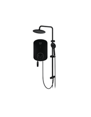 ALPHA - EVO E Rain Shower Instant Water Heater (Non Pump)-- All Black