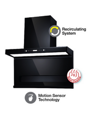 SENZ STELLA L Shape Design Heat Pro intelClean Cooker Hood