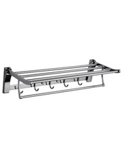 SUS304 Foldable Towel Rack - Satin