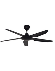 Rezo AC Motor Ceiling Fan- (56 '") 5 ABS Blade with 5 Speed Remote control - Matte Black