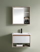 Elegance Series SUS304 Stainless Steel White Basin Cabinet