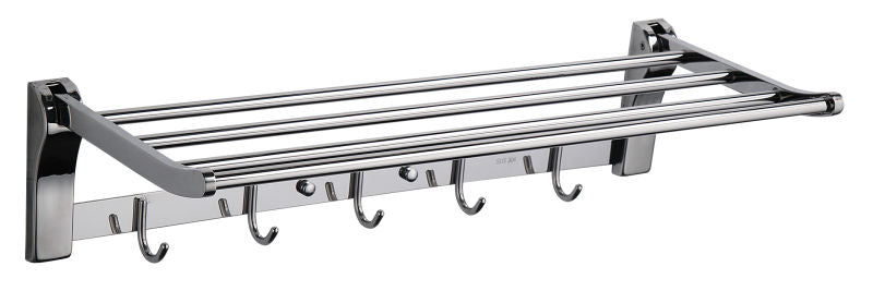 SUS304 Polish Foldable Towel Rack - Main Image