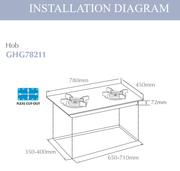 Fotile GHG78211 Cooker Hob