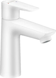 Talis E Single Lever Basin Mixer 110 with Pop-up Waste Set - Matt White