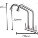 SUS304 Double Spout Wall Sink Tap (5358741880994)