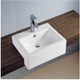 Above Counter/ Wall Hung Wash Basin - White