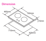 SENZ SZ-GS388 Cooker Hob