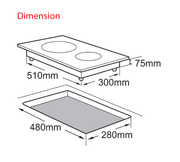 SENZ SZ-VRC868i Vertical 2 in 1 Smart Cooker