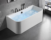 Classic White Freestanding Bath Tub Malaysia with luxurious touch finish