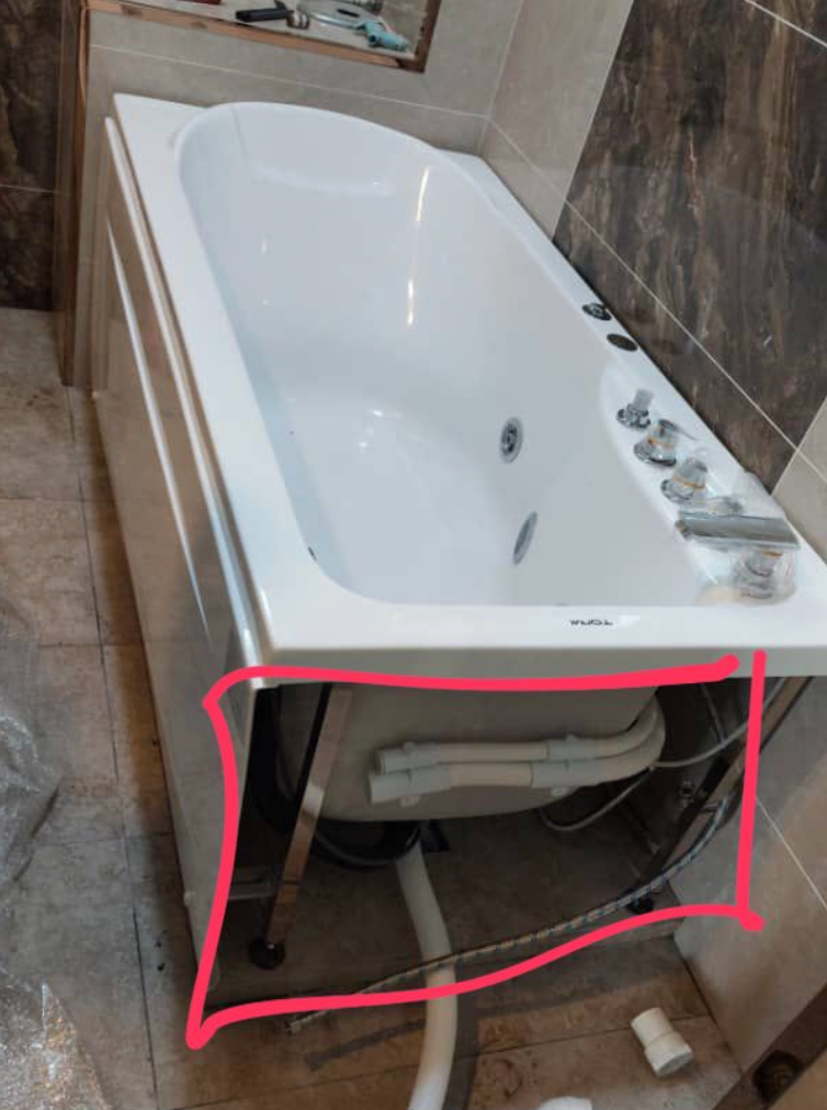 Long Bath Panel Only