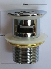 Commercial: Basin Waste with Overflow - Chrome