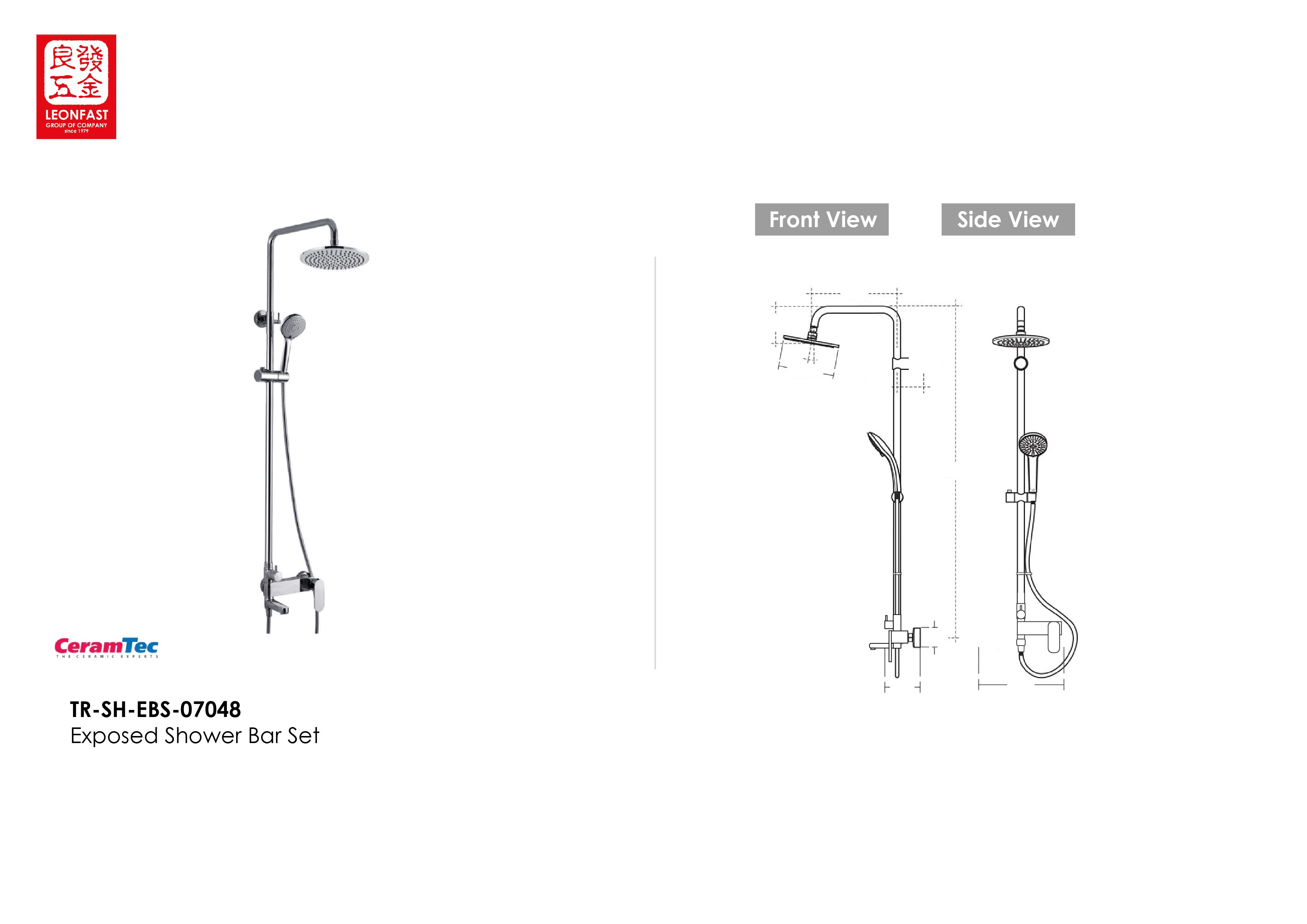 Exposed Shower Bar Set Big Bath Online Store