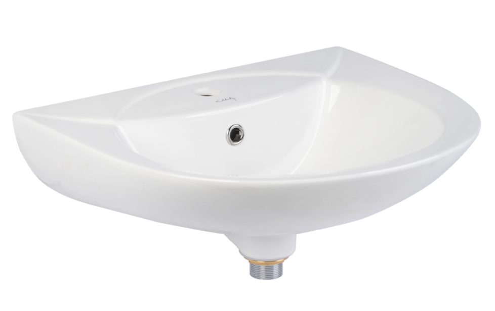 LINUX Wall Hung Wash Basin c/w Fixing Bolt - White