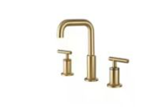 3 Hole Wash Basin Mixer - Matt Gold