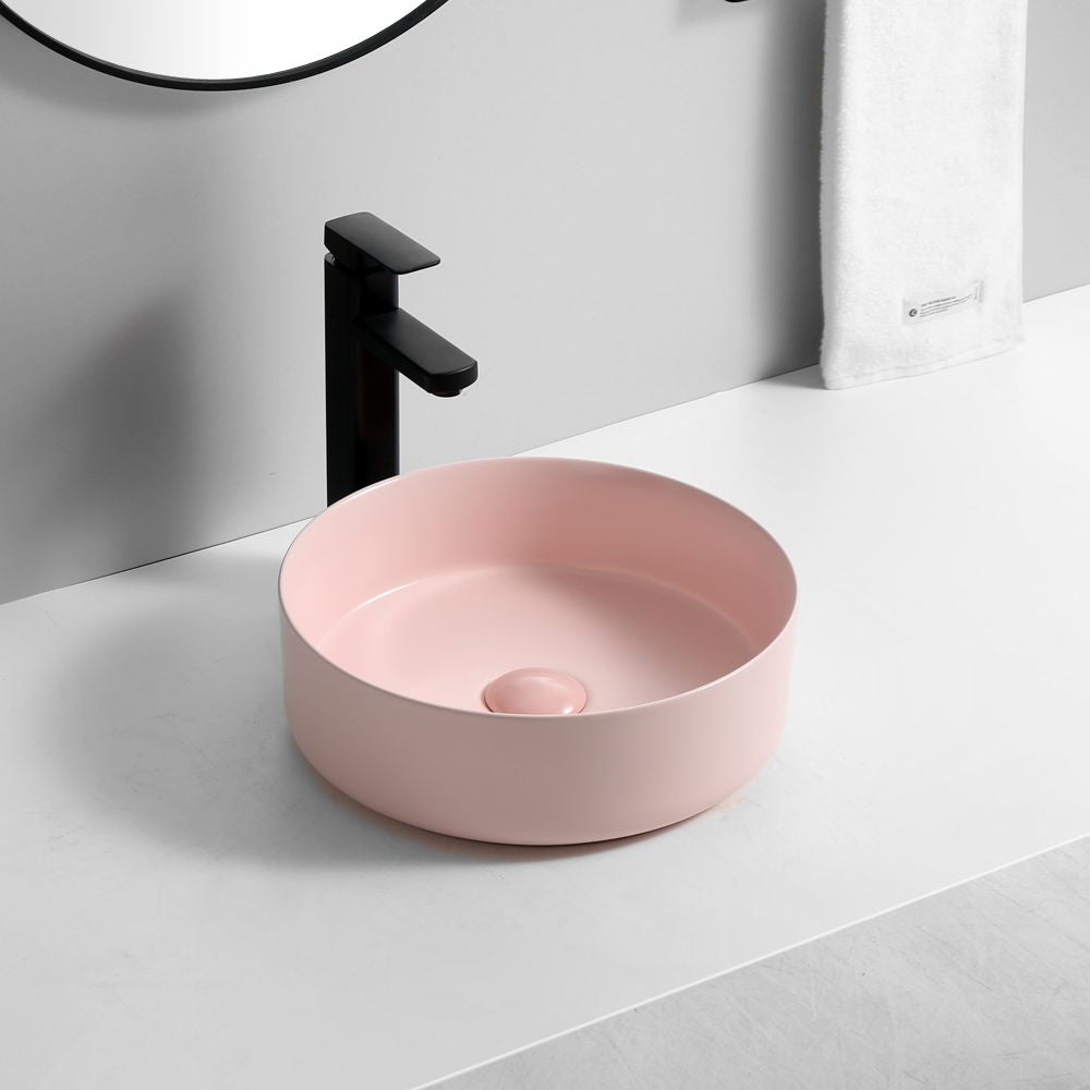 Elegance Series Wash Basin With Waste - Pink