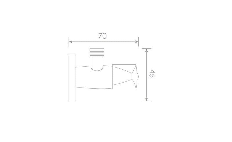 Angle Valve - Chrome
