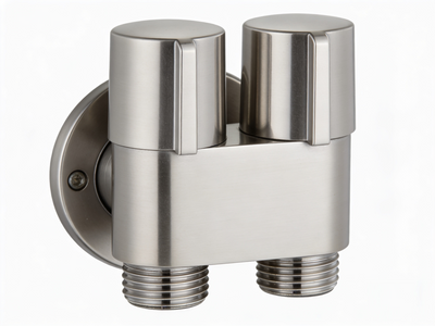 Two Way Angle Valve - Satin
