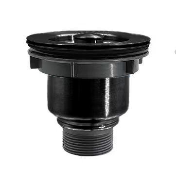 Sink Waste c/w Filter Basket-Black