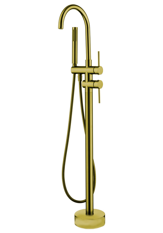Standalone Bath Mixer - Matte Gold