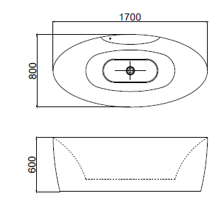 Massage Bathtub without faucet