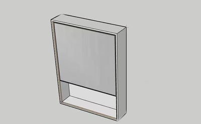 SUS304 Mirror Cabinet