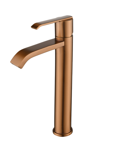 Above Counter Basin Mixer - Antique Copper