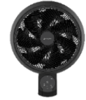 Alpha Motto 60 Wall Fan 12 Inch - 3 Speeds With Remote Control-BK