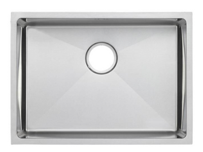 SUS304 Single Bowl Mini Nano Kitchen Sink c/w Roll Up Rack & Basket - Satin