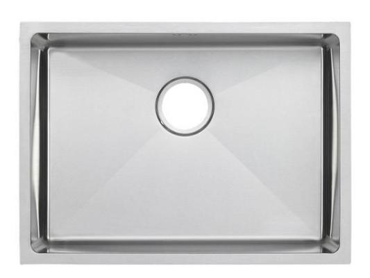 SUS304 Single Bowl Mini Nano Kitchen Sink c/w Roll Up Rack & Basket - Satin