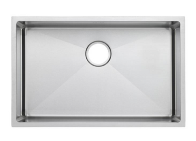 SUS304 Single Bowl Mini Nano Kitchen Sink c/w roll up rack & basket - Satin