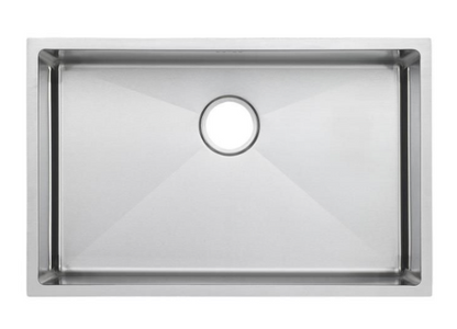 SUS304 Single Bowl Mini Nano Kitchen Sink c/w roll up rack & basket - Satin