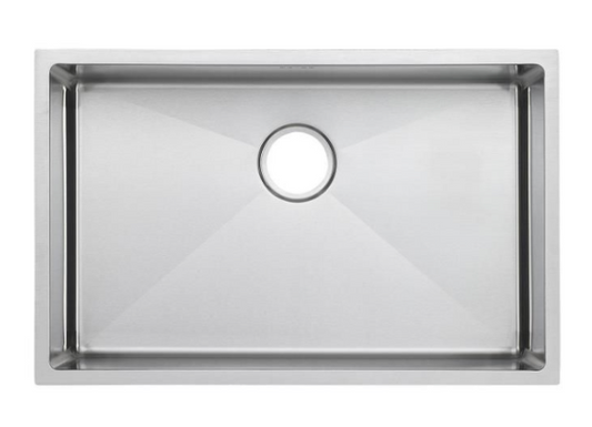 SUS304 Single Bowl Mini Nano Kitchen Sink c/w roll up rack & basket - Satin