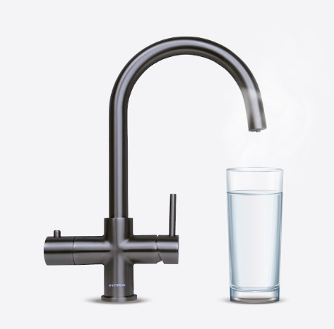 Intrix One Water Filter Hot & Cold System with Tap Series 4-in-1 (Gunmetal Grey)
