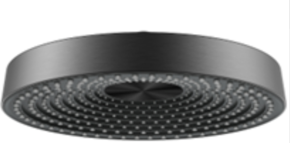 Round Rain Shower Head 12" - Grey