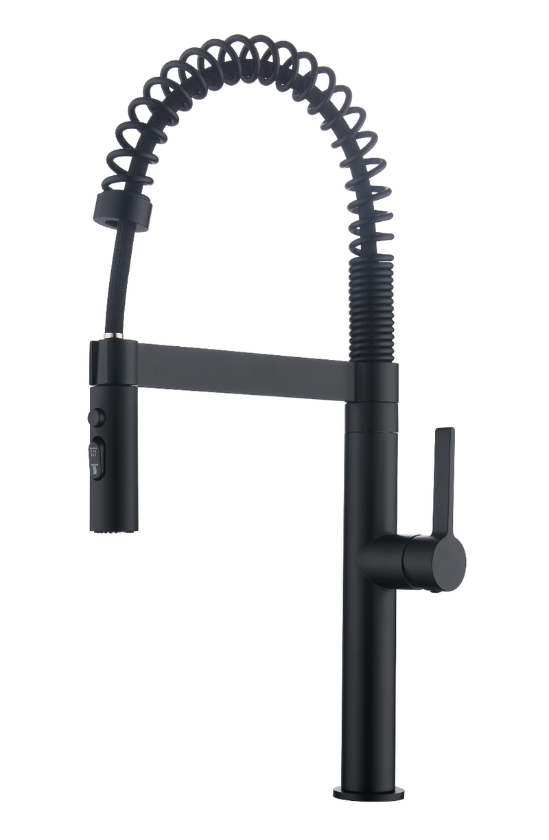 Pillar Sink Mixer - Black