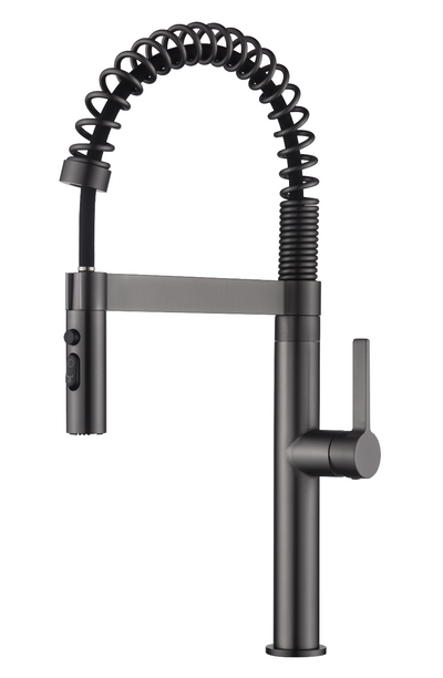 Pillar Sink Mixer - Grey