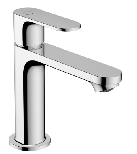 Hansgrohe Rebris S Single Lever Basin Mixer 110 CoolStart EcoSmart+ with Pop-Up Waste Set - Chrome