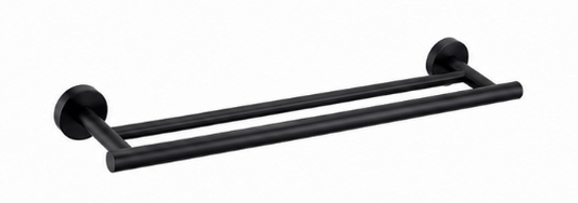 SUS304 Double Towel Bar (L750mm) - Matt Black