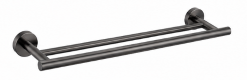 SUS304 Double Towel Bar (L750mm) - Grey