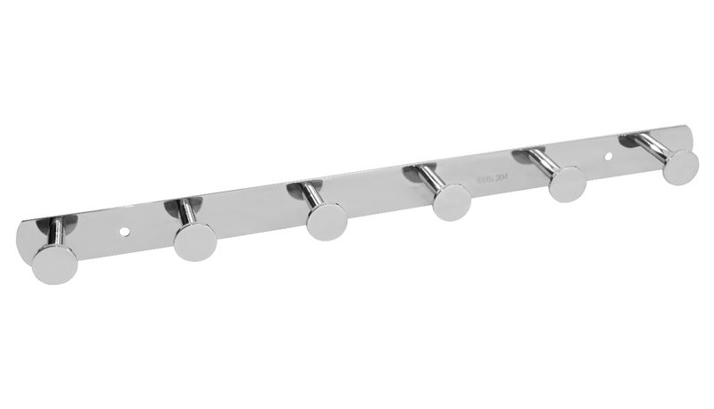 SUS304 6pcs Robe Hook - Polish