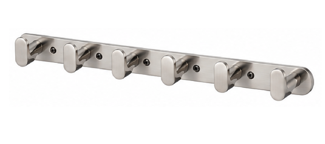 SUS304 6pcs Robe Hook - Satin