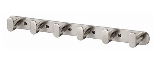 SUS304 6pcs Robe Hook - Satin