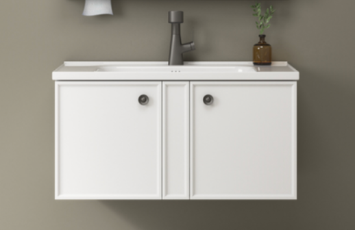 Aluminium Basin Cabinet Set