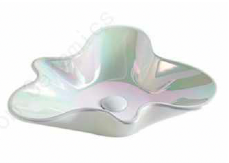 Pearl Above Counter Wash Basin c/w Waste - Pearl Glaze