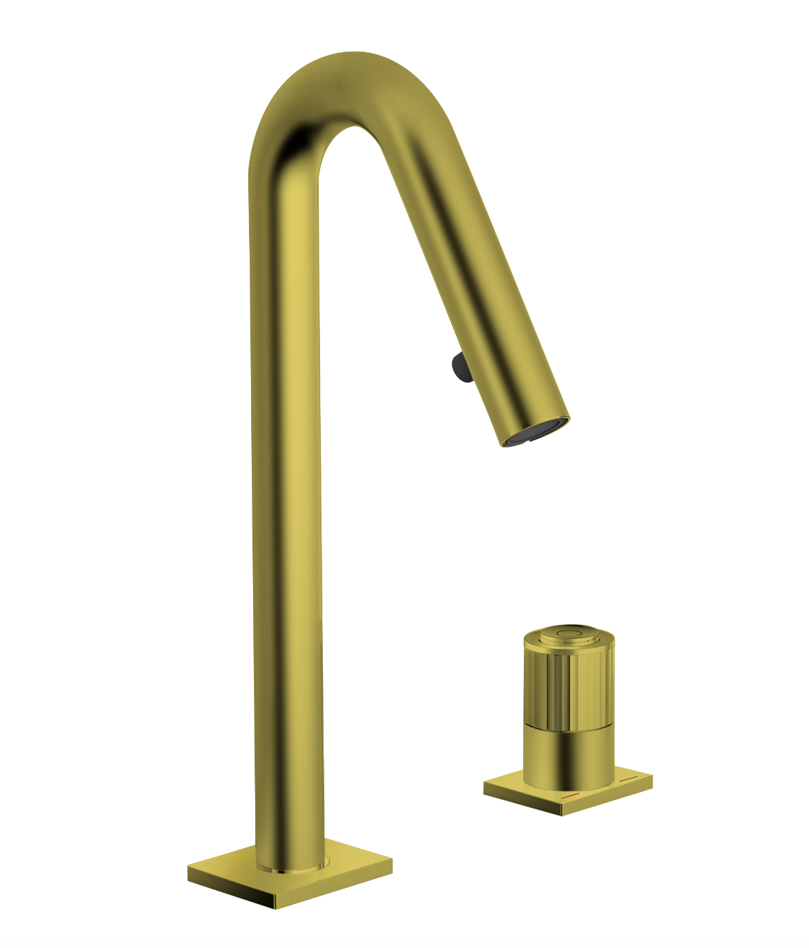 Above Counter Basin Mixer - Matt Gold