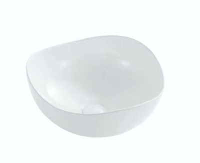 Irregular Above Counter Wash Basin - White