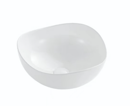 Irregular Above Counter Wash Basin - White