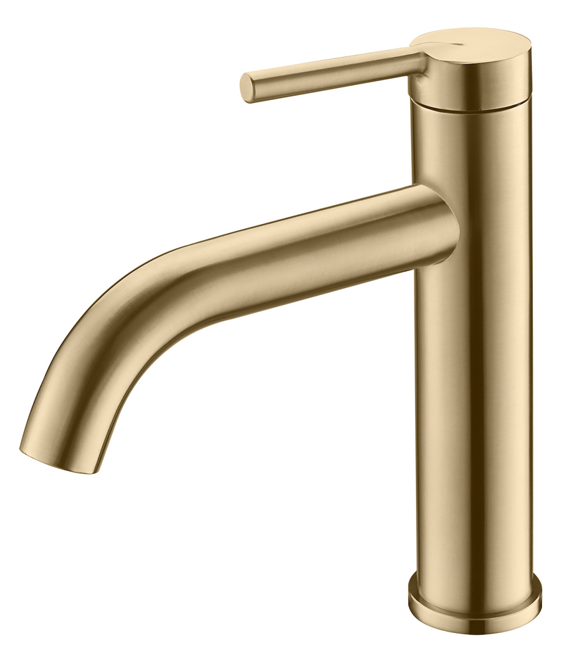 SUS304 Basin Cold Tap - Matt Gold