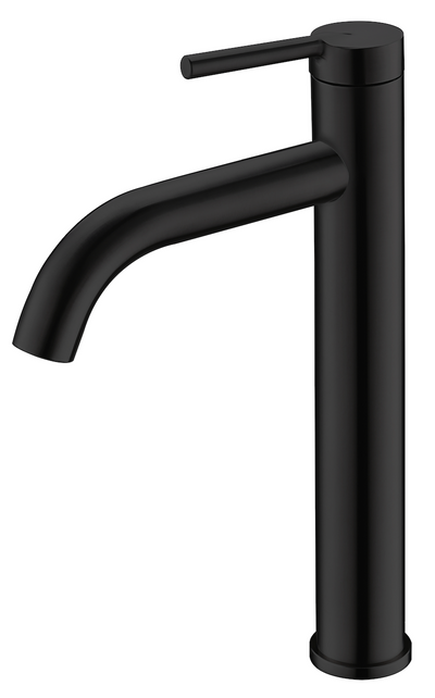 SUS304 Above Counter Basin Cold Tap - Matt Black