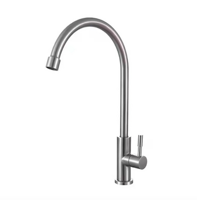 Pillar Sink Tap - Satin